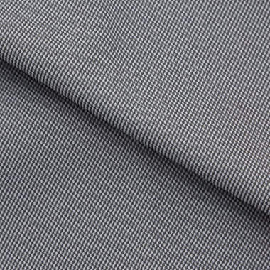 【発送在庫あり】【WEB限定】【BLACK LINE】ホリゾンタルワイドワイシャツ/グレー×ドビー/釦・釦付糸：グレー/「4S」スーパーノンアイロン・ストレッチ