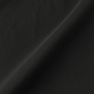 【5分袖】ハイネックブラウス/ブラック