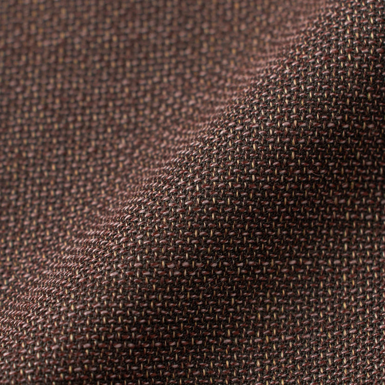 シルバーライン 【CLASSICO TAPERED】【春夏】3釦段返りシングルスーツ 2タック/ブラウン/NEW ZEALAND WOOL MIX/裾直し必要 赤濃色