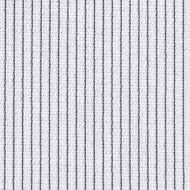 スーツセレクト 【日本縫製】【パターンオーダー】【形態安定】ワイシャツ/グレー×ストライプ/トリコットニット/ストレッチ素材/吸水速乾(POLYESTER100%) グレー中間