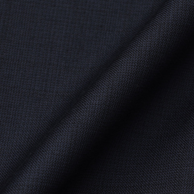 シルバーライン 【CLASSICO TAPERED】【秋冬】2釦シングルスーツ 1タック/ネイビー×チェック/ウエストムーブ/Ermenegildo Zegna TRAVELLER woven in italy/※裾上げ必要 紺濃色