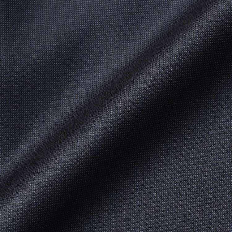 シルバーライン 【先行予約】【CLASSICO TAPERED】【秋冬】2釦シングルスーツ 1タック/ネイビー×ピンヘッド/ウエストムーブ/Ermenegildo Zegna TREFEO /※裾上げ必要 紺中間