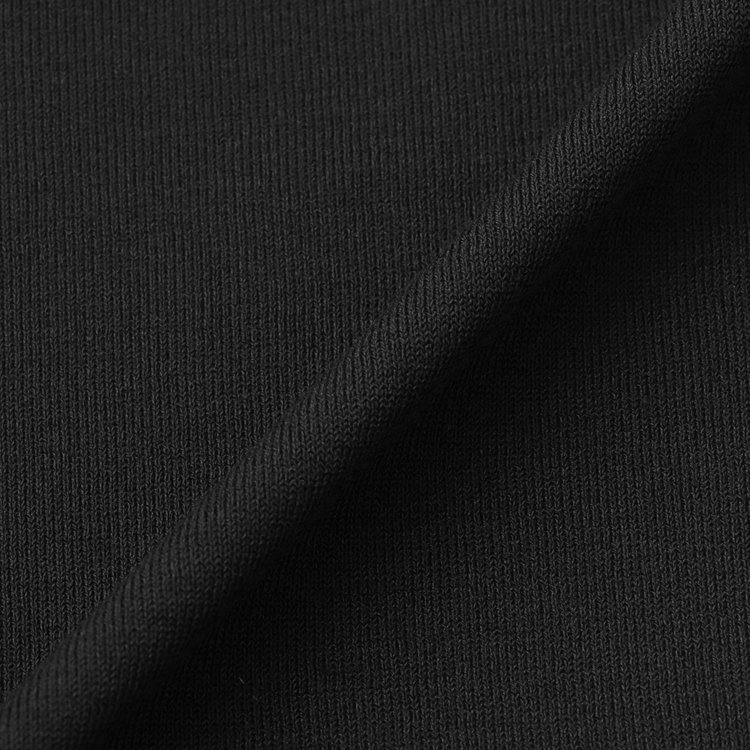 スーツセレクト 【RBC】【5分袖】コットンブレンドレトロポロシャツ/ブラック/「マシンウォッシャブル」「UVカット」「接触冷感」 黒