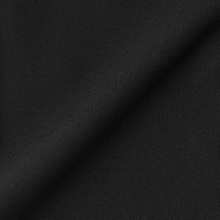 ブラックライン 【SLIM TAPERED】【春夏】0タックテーパードパンツ/ブラック×バーズアイ/「氷撃」冷感PRINT/4S SUSTAINABILITY&ECOLOGY FABRIC「ウォッシャブル」「ストレッチ」/※裾上げ済み仕様 黒