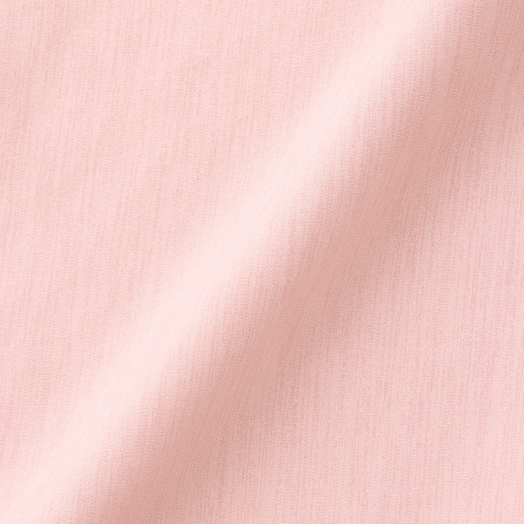 シルバーライン 【半袖】バンドカラーブラウス/ピンク/「ストレッチ」「通気性」「吸水・速乾」「環境負荷軽減」 赤淡色