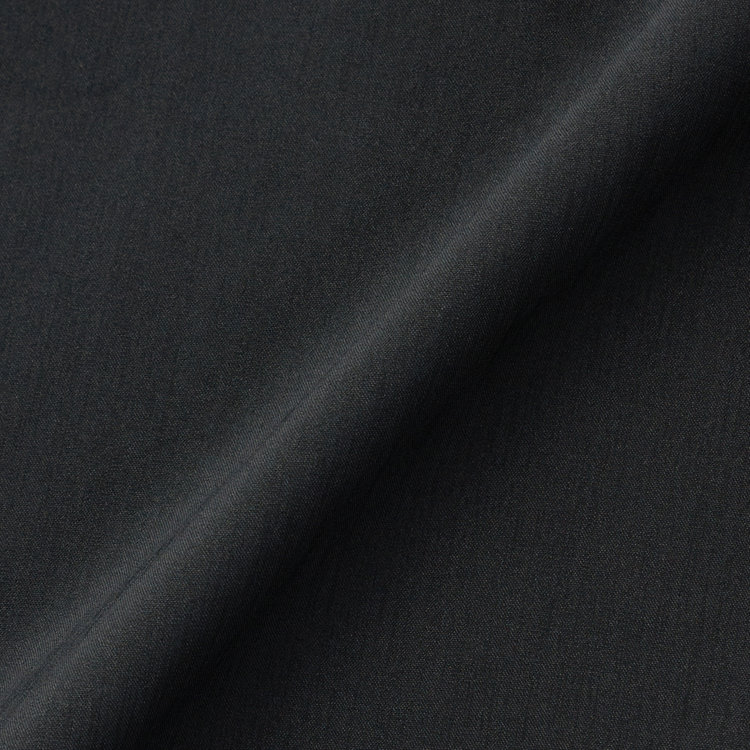 シルバーライン 【半袖】バンドカラーブラウス/ブラック/「ストレッチ」「通気性」「吸水・速乾」「環境負荷軽減」 黒