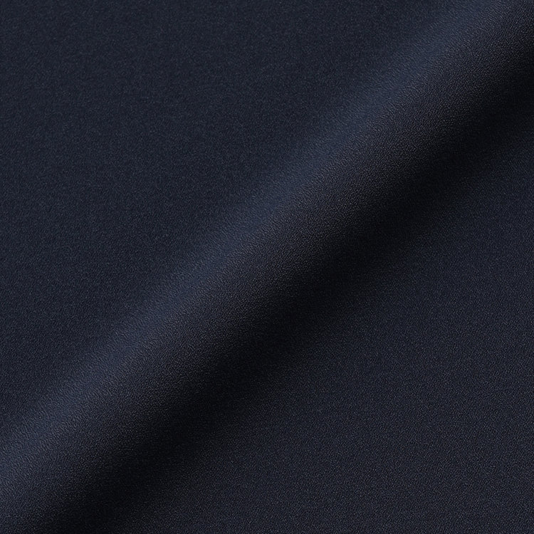 シルバーライン 【SILVER LINE/7分袖】配色クルーネックプルオーバー/ネイビー×ホワイト/「ウォッシャブル」「ストレッチ」「防シワ」「UV加工」「静電気防止」 紺中間