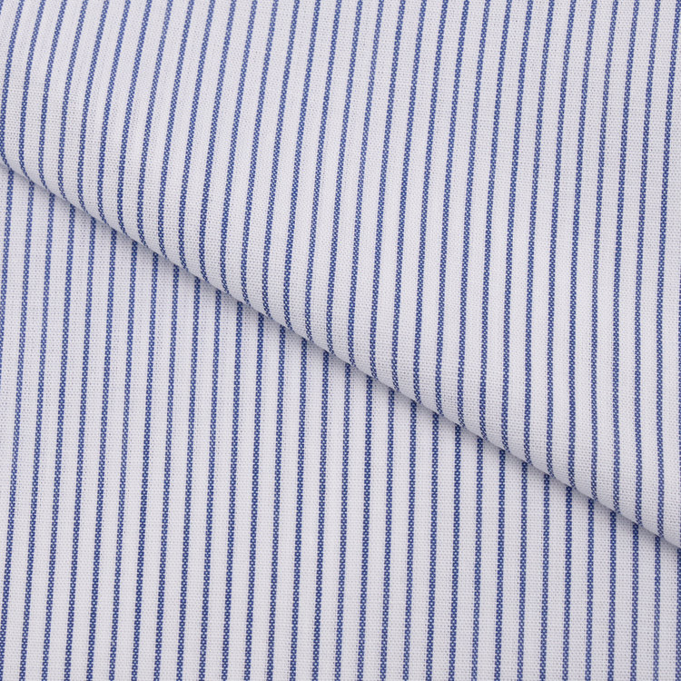 ソノタ 【発送在庫あり】【形態安定】ボタンダウンワイシャツ/ホワイト×ネイビーストライプ 青濃色