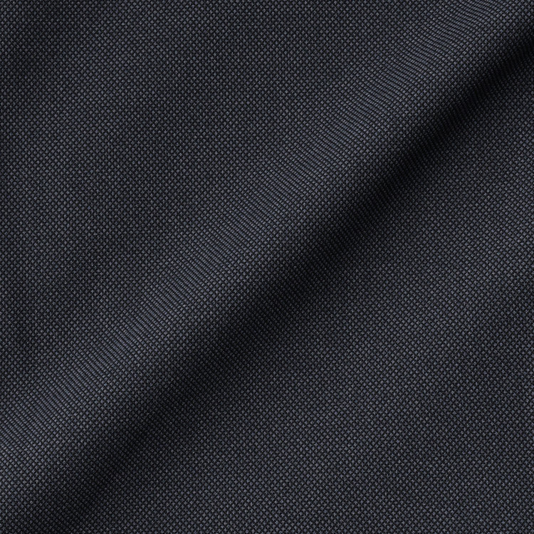 ブラックライン 【SLIM TAPERED】【春夏】0タックテーパードパンツ/ネイビー×バーズアイ/「氷撃」冷感PRINT/4S SUSTAINABILITY&ECOLOGY FABRIC「ウォッシャブル」「ストレッチ」/※裾上げ済み仕様 紺中間