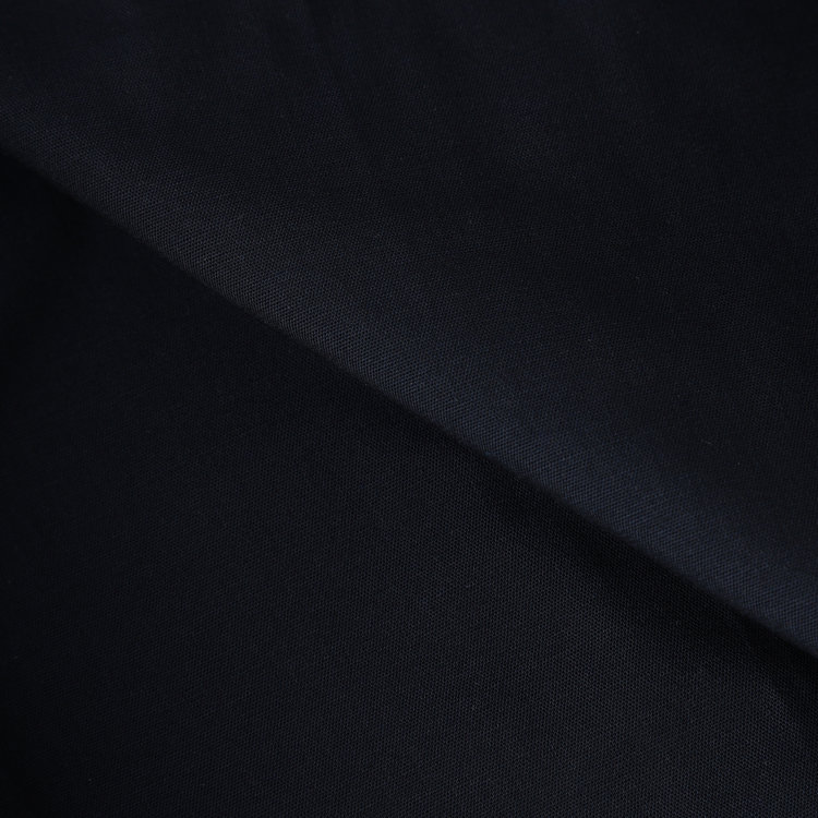 ブラックライン 【発送在庫あり】【BLACK LINE】【形態安定】ワイドカラードレスワイシャツ/ネイビー 紺中間