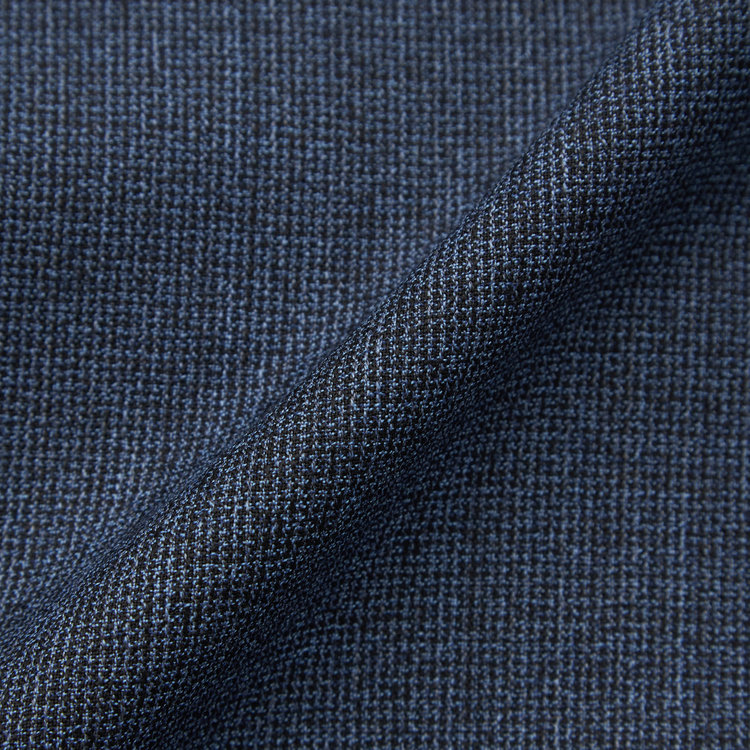 シルバーライン 【CLASSICO TAPERED】【春夏】3釦段返りシングルスーツ 2タック/ネイビー/パッチポケット/ウエストムーブ/MARZOTTO/※裾上げ必要 青濃色