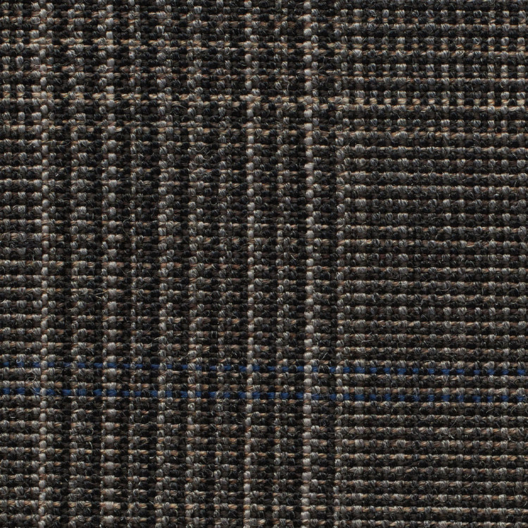 スーツセレクト 【国内縫製】【MEN'S】【パターンオーダー】【KSW】【春夏】スーツ/グレー×チェック/COMFORT STRETCH (WOOL50%/POLYESTER50%) 紺中間