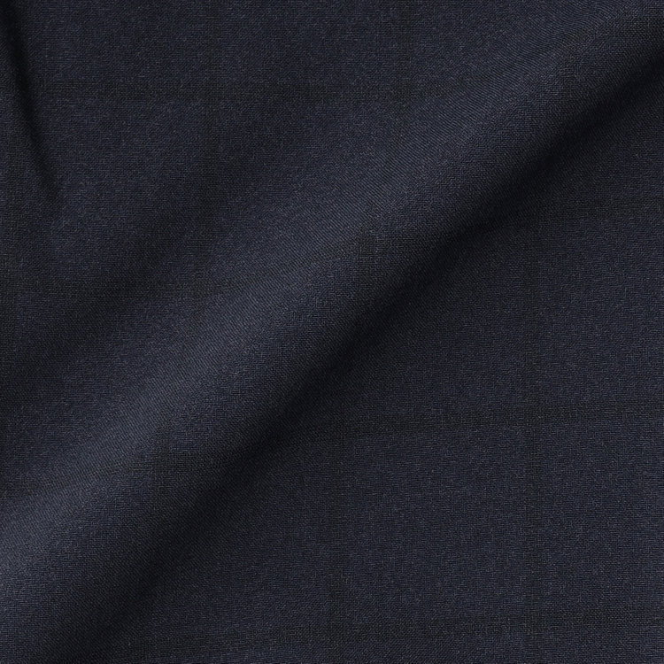 ブラックライン 【SLIM TAPERED】【春夏】0タックテーパードパンツ/ネイビー×ウィンドペン/ウエストシャーリング/4S SUSTAINABILITY&ECOLOGY FABRIC「ウォッシャブル」「ストレッチ」/※裾上げ済仕様 紺濃色