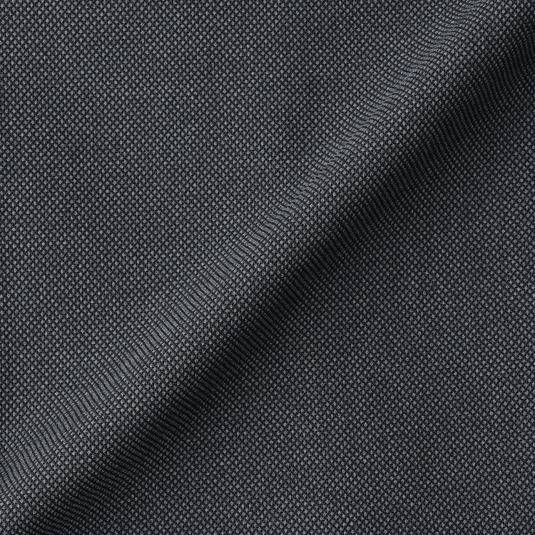 ブラックライン 【SLIM TAPERED】【春夏】ノータックテーパードパンツ/グレー×バーズアイ/「FREEZETECH 氷撃」冷感PRINT/4S SUSTAINABILITY&ECOLOGY FABRIC「ウォッシャブル」「ストレッチ」/※裾上げ済み仕様 グレー濃色