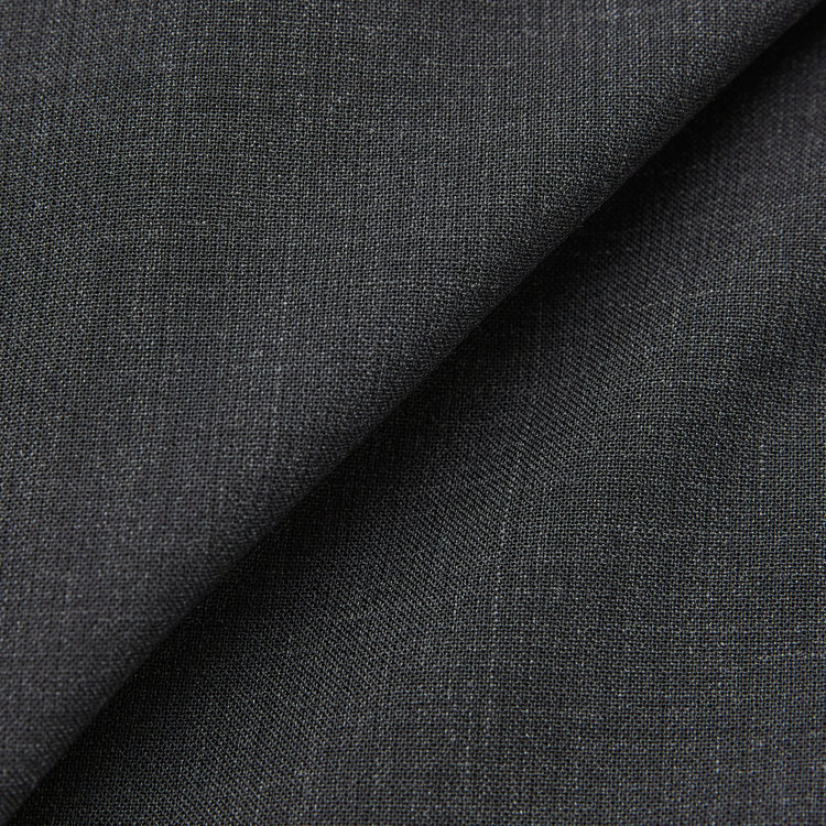 ソノタ 【BLACK LINE】【春夏】1タックワイドシルエットパンツ/グレー×サイロフィル/NEW ZEALAND WOOL MIX Super100’s/※裾上げ必要 グレー濃色