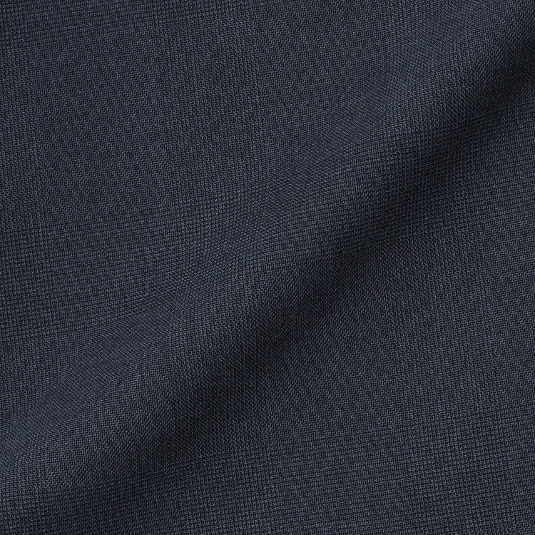 ブラックライン 【SLIM TAPERED】【春夏】0タックテーパードパンツ/ネイビー×グレンチェック/ウエストシャーリング/4S SUSTAINABILITY&ECOLOGY FABRIC「ウォッシャブル」「ストレッチ」/※裾上げ済仕様 紺中間