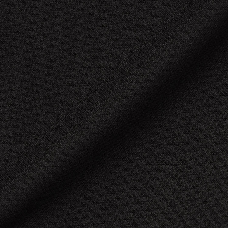 ブラックライン 【SLIM TAPERED_2】【秋冬】2釦シングルスーツ 0タック/ブラック×バーズアイ/ウエストシャーリング/4S SUSTAINABILITY&ECOLOGY FABRIC/※パンツ裾上げ済仕様 黒