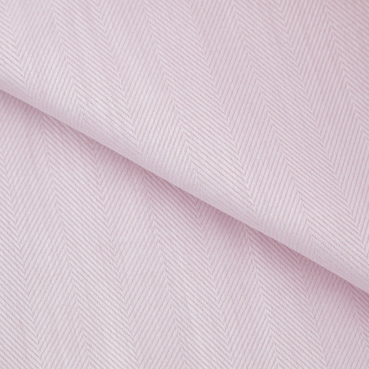 ブラックライン 【BLACK LINE】【形態安定】ワイドカラードレスワイシャツ/ピンク×ドビー 紫淡色