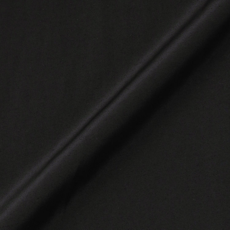 シルバーライン 【SILVER LINE/7分袖】ギャザーハイネックプルオーバー/ブラック/「ウォッシャブル」「ストレッチ」「防シワ」「UV加工」「静電気防止」 黒