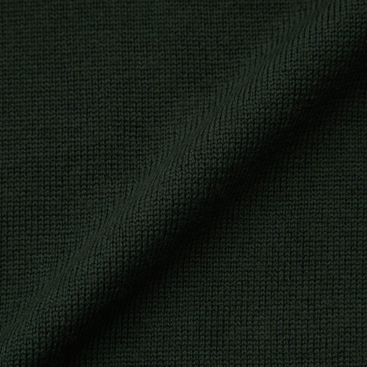 スーツセレクト 【RBC】【秋冬】ウールモックネックニットセーター/グリーン/ZEGNA BARUFFA/マシンウォッシャブル 緑中間