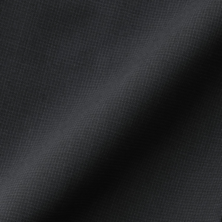 ブラックライン 【SLIM TAPERED】【春夏】0タックテーパードパンツ/ブラック×マイクロチェック/ウエストムーブ/ウォッシャブル/4S/※裾上げ必要 黒
