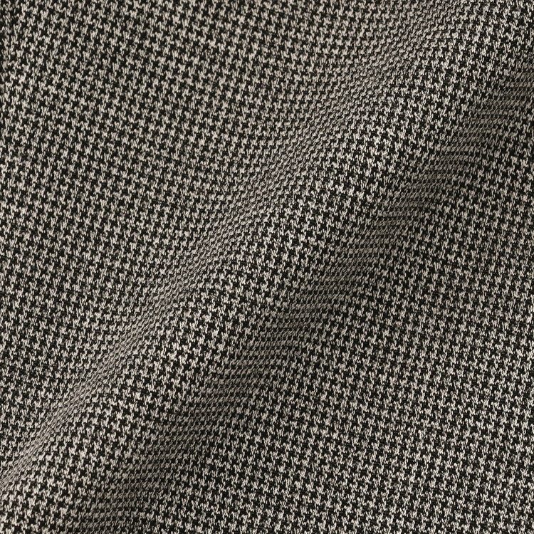 シルバーライン 【5DAYS CLOSET】【RBC】【春夏】1タックテーパードパンツ/グレー×ハウンドトゥース/ウエストムーブ仕様/4S SUSTAINABILITY&ECOLOGY FABRIC/※裾上げ必要 グレー中間