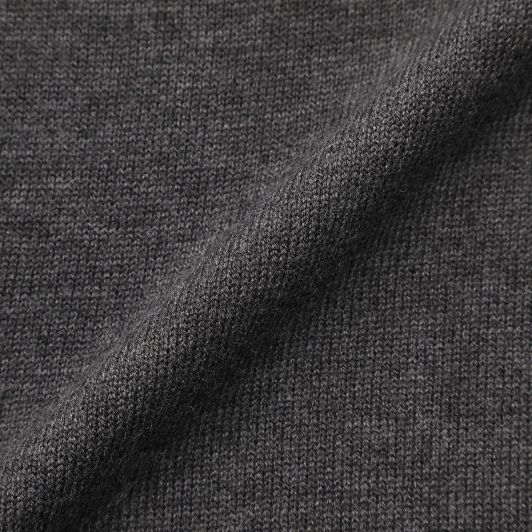 シルバーライン 天竺ハイネックニット/グレー グレー濃色