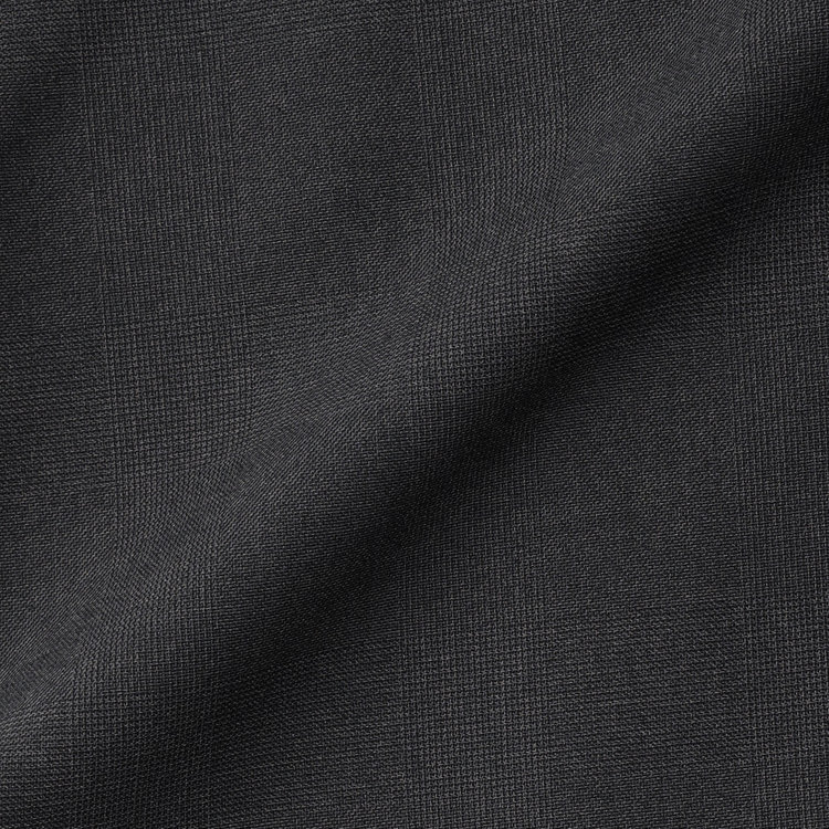 ブラックライン 【SLIM TAPERED】【春夏】0タックテーパードパンツ/グレー×グレンチェック/ウエストシャーリング/4S SUSTAINABILITY&ECOLOGY FABRIC「ウォッシャブル」「ストレッチ」/※裾上げ済仕様 グレー濃色