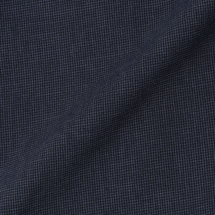 ブラックライン 【SLIM TAPERED】【春夏】0タックテーパードパンツ/カーキ×ハウンドトゥース/ウエストムーブ/4S SUSTAINABILITY&ECOLOGY FABRIC「ウォッシャブル」「ストレッチ」/※裾上げ済み仕様 紺濃色