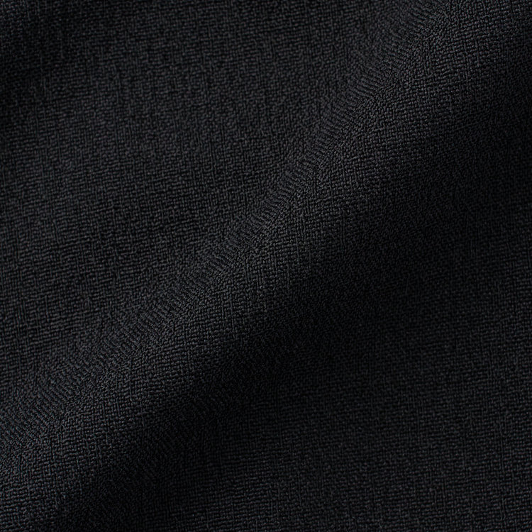 シルバーライン 【RBC】【春夏】3釦段返りシングルスーツ 2タック/ブラック/ドローコード&ウエストシャーリング/※パンツ裾上げ済仕様 黒