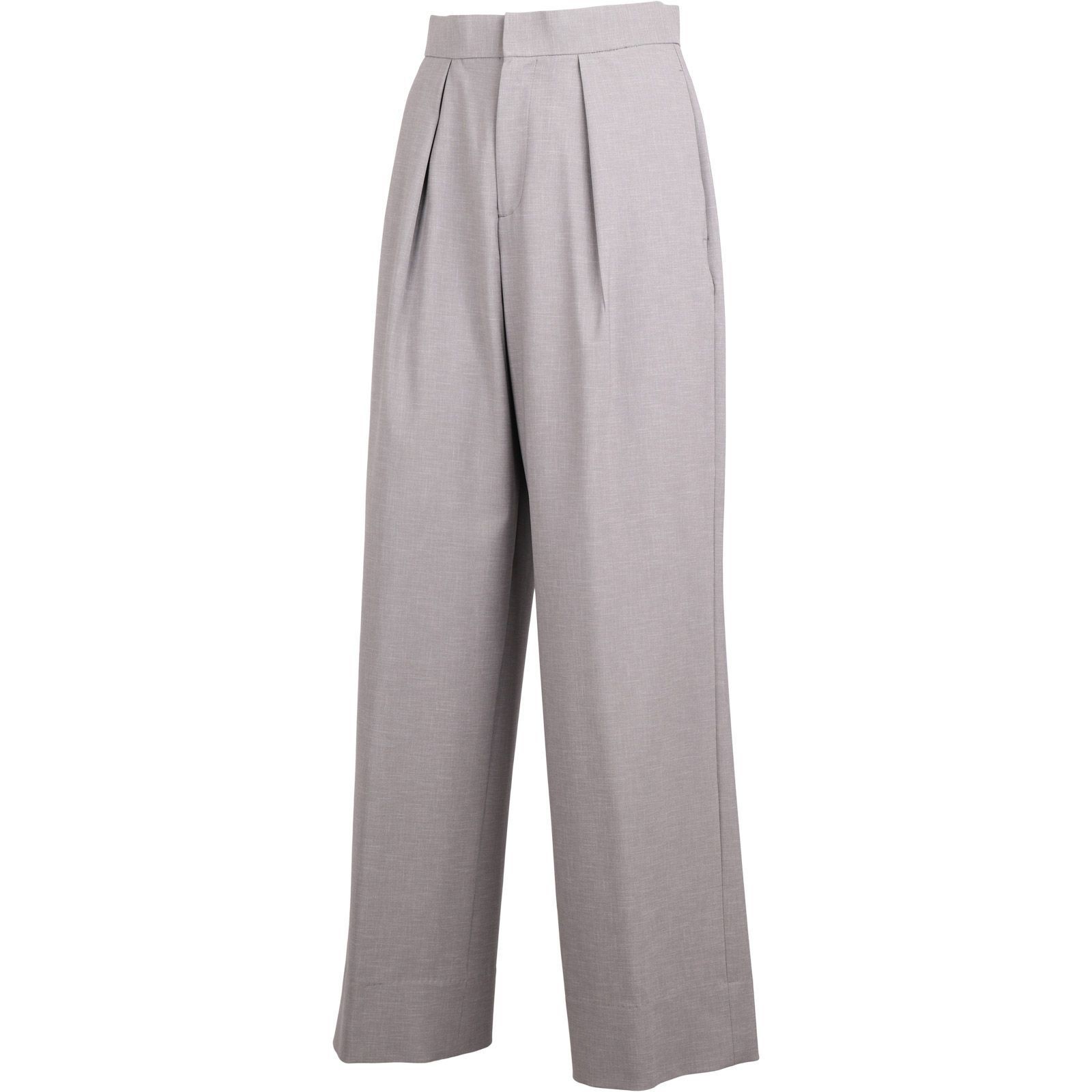 【WEB限定/OUTLET】【SL】【年間】ワイドパンツ/グレー/ウォッシャブル