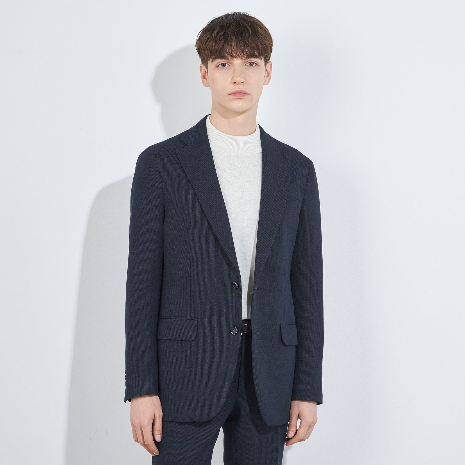 【CLASSICO TAPERED】【秋冬】2釦ジャケット/ネイビー/4S SUSTAINABILITY&ECOLOGY FABRIC