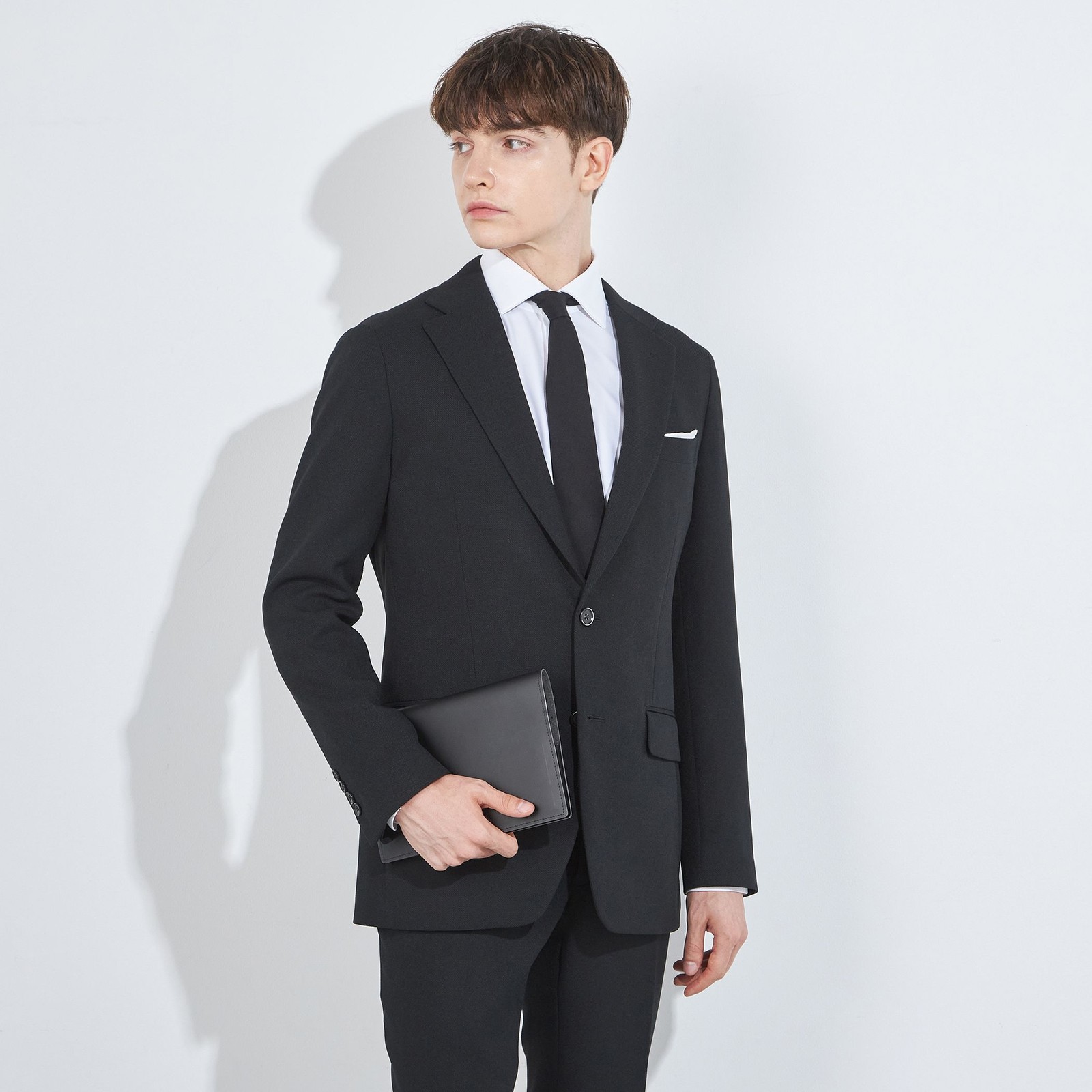 【CLASSICO TAPERED】【秋冬】2釦ジャケット/ブラック/4S SUSTAINABILITY&ECOLOGY FABRIC