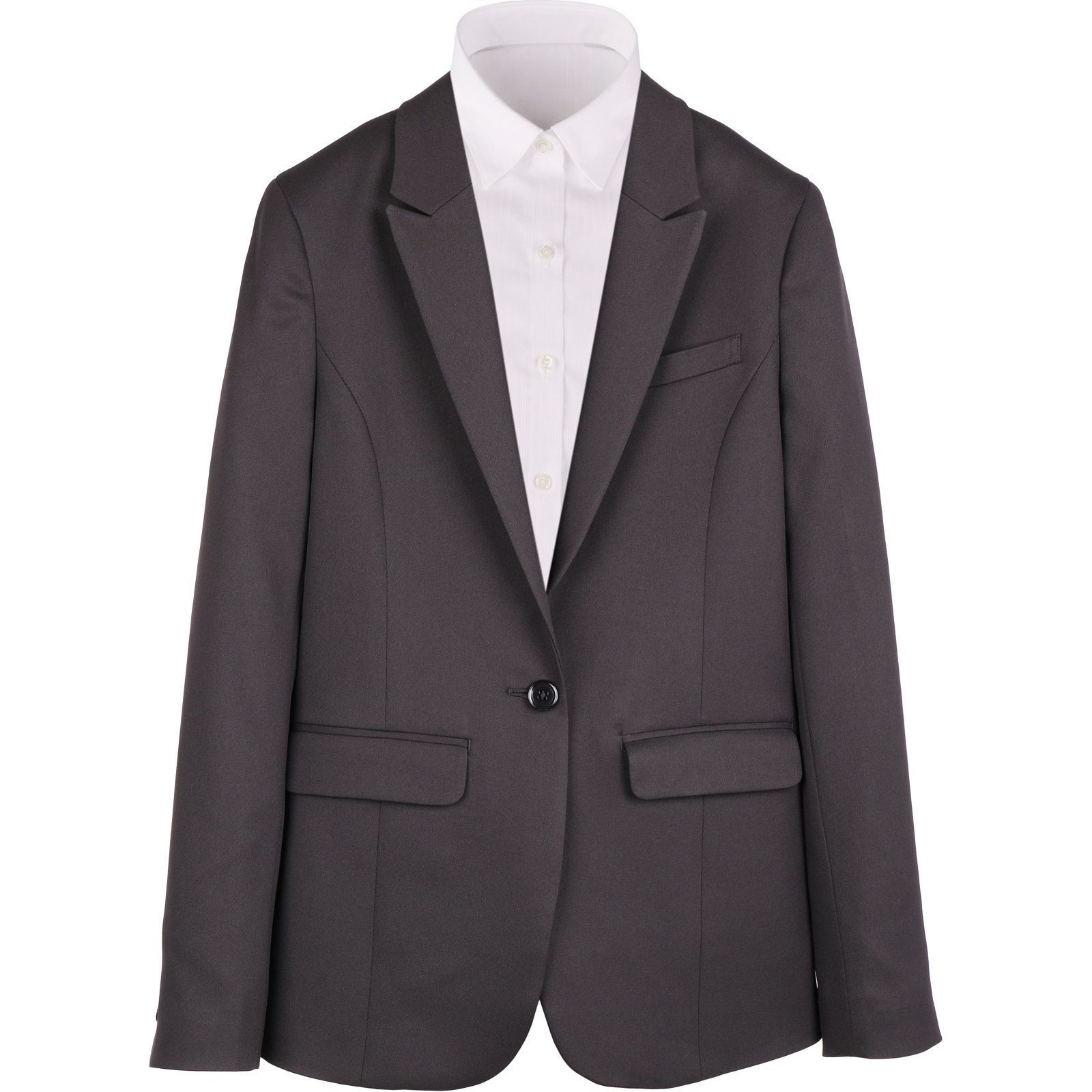 【WEB限定/OUTLET】【SL】【年間】1釦ジャケット/ブラック/ウォッシャブル