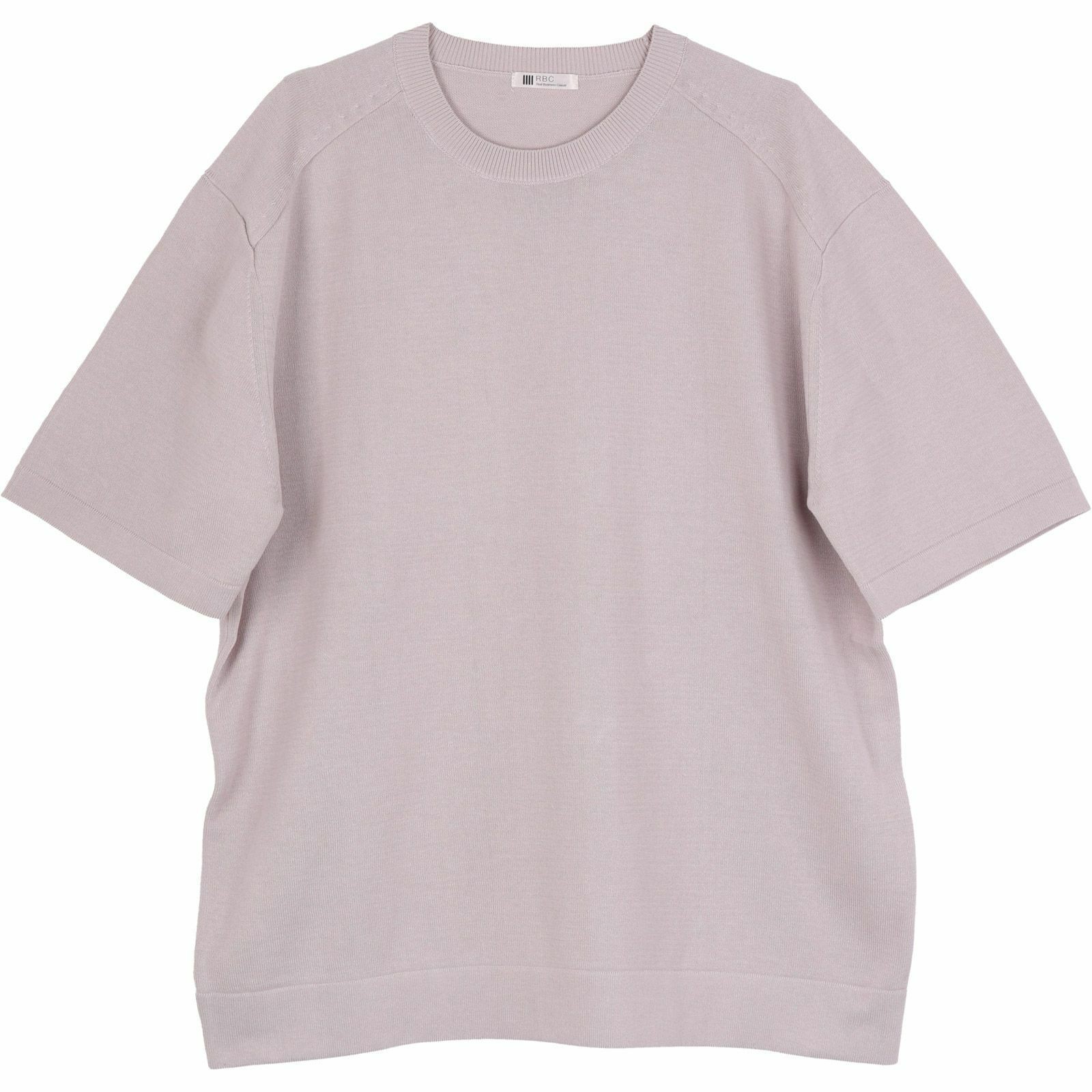 【RBC】ニットTシャツ/グレー