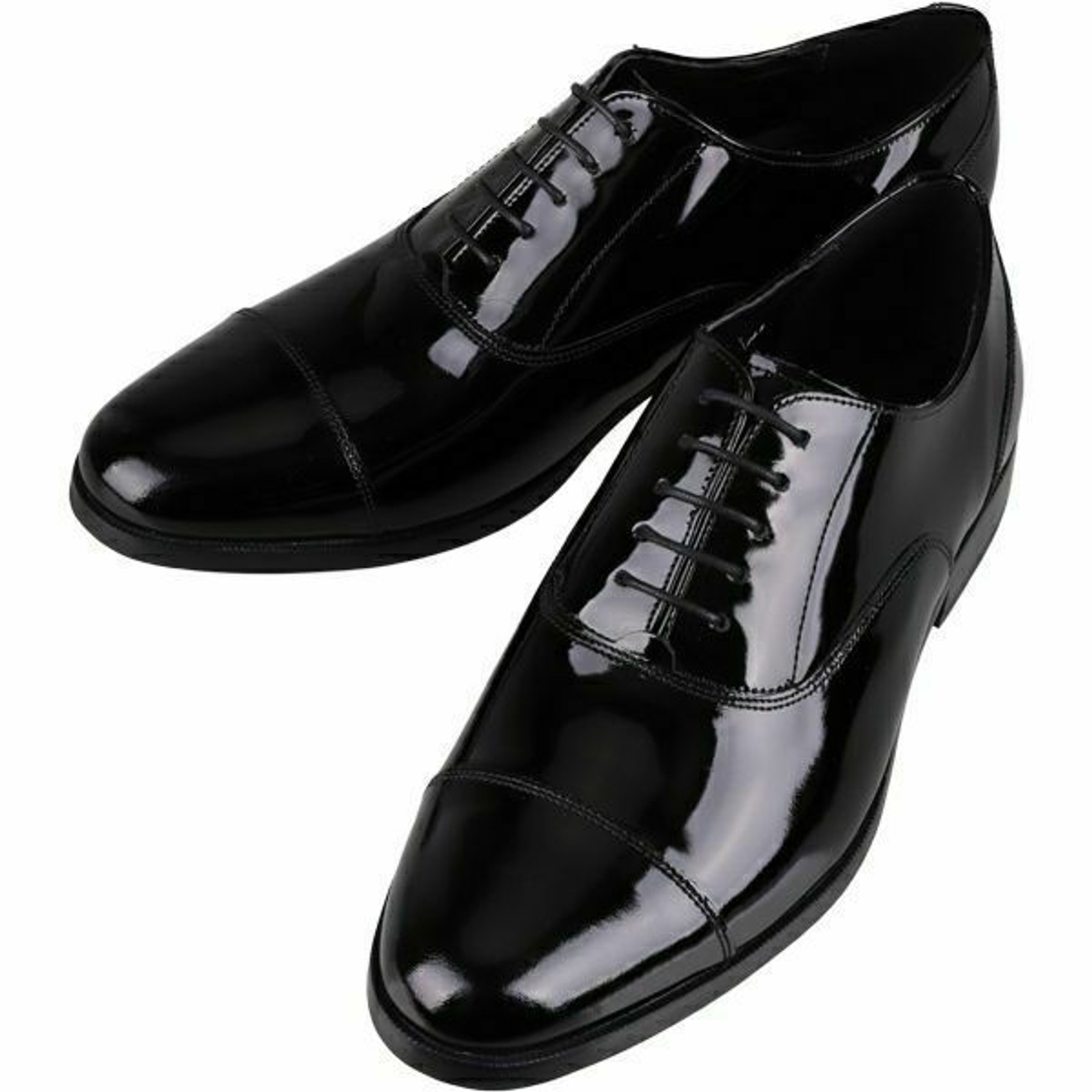 【WEB限定/OUTLET】【発送在庫あり】【BL】ストレートチップドレスシューズ/ブラック/牛革(エナメル加工)/マッケイ製法