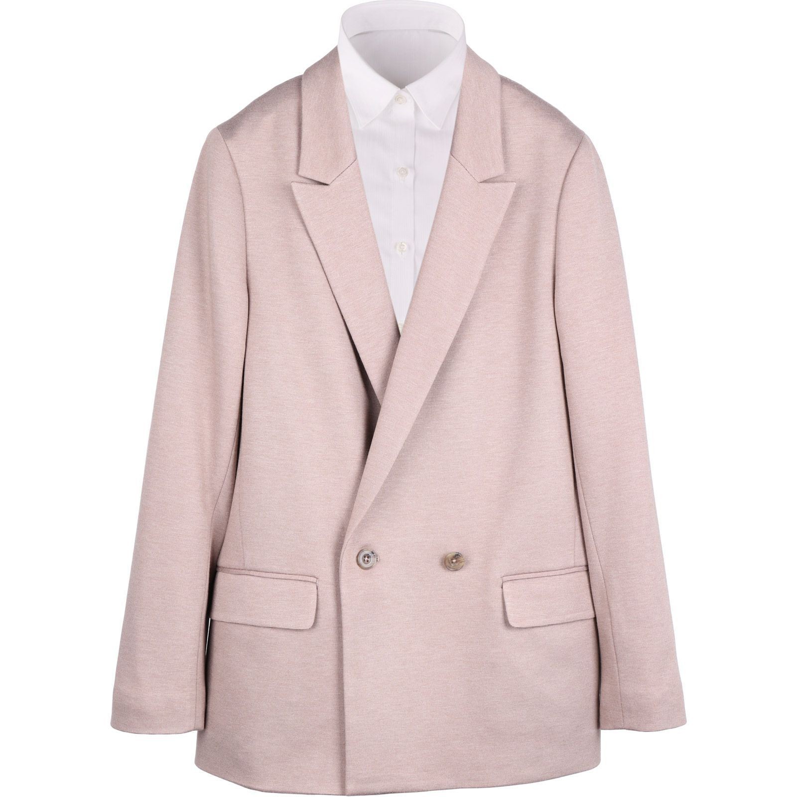 【WEB限定/OUTLET】【SL】【秋冬】2釦1掛けダブルジャケット/サンドブラウン/DUALWARM