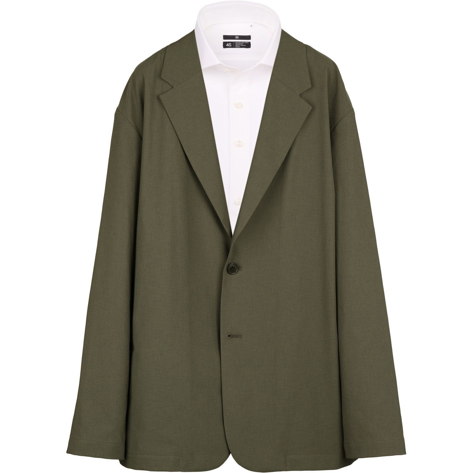 【WEB限定/OUTLET】【RBC】【春夏】オーバーサイズ2釦ジャケット/カーキ/RIRANCHA
