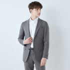【CLASSICO TAPERED】【春夏】2釦シングルスーツ 1タック/グレー/ウエストムーブ/REDA ACTIVE/NEW ZEALAND MERINO/SHOWER CLEAN/※パンツ裾上げ済仕様