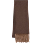 CHARVET シャルべ　マフラー　茶　ブラウン　カシミヤ カシミヤマフラー/ブラウン/ウォシャブル/31cm×165cm（SM24-WS