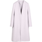 【WEB限定/OUTLET】【SL】Vノーカラーコート/ラベンダーグレー
