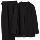 【BL】3Pパンツスタイルフォーマル / フォーマルブラウス+ノーカラージャケット+ワイドパンツ /ウォッシャブル