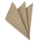 シアサッカーポケットチーフ/ベージュ