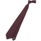 【BLACK LINE】シルクブレンドシャドーストライプネクタイ 7.5cm幅/ワイン