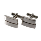 スクエアカフスボタン/シルバー