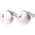 ラウンドカフスボタン/シルバー