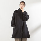 スタンドカラーテントシルエットコート