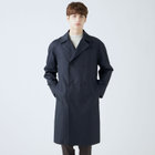 【発送在庫あり】【SL】コットンブレンド ダブルトレンチベルテッドコート/ネイビー/WATERPROOF