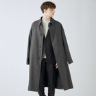 RBC】【カセット企画】ステンカラーラグランスリーブコート/グレー
