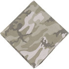 【発送在庫あり】【日本製】ハンカチ/コットン(綿)100%/カーキ×カモフラ
